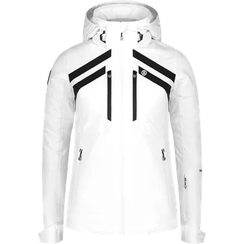 Bílá dámská lyžařská bunda CREVASSE - 34