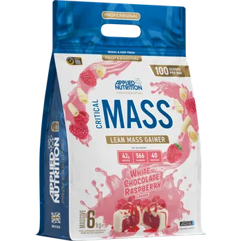 Anabolizér Critical Mass - Applied Nutrition Příchuť: bílá čokoláda malina, Balení (g): 6000 g