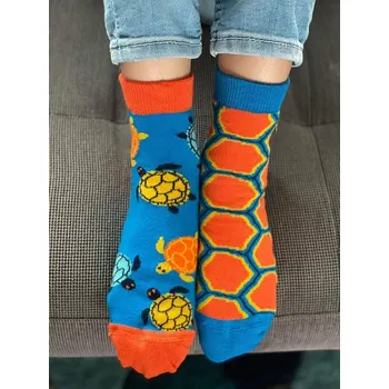 Dětské nestejné ponožky Jsem Želva - 27-30 / modrá