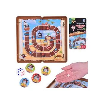 Desková hra Magnetická hra Hledání pokladů Stolní hra PIRÁTI GR0680 univerzální