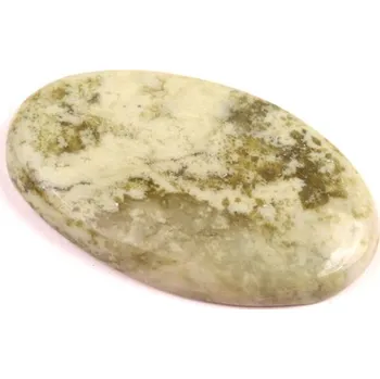 Korálek Kabošon Epidote Jasper č.1653 (36x22x6mm)