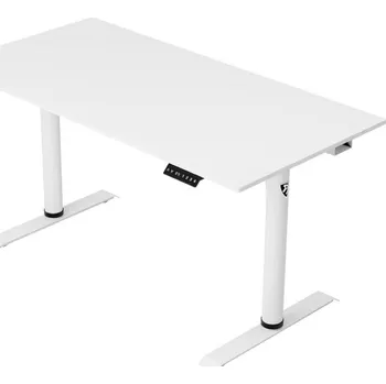 Počítačový stůl AROZZI herní stůl ARENA NORDICO White/ motorizovaný/ barva deska bílá, nohy bílé/ šíře 140cm/ výška 71-115 cm