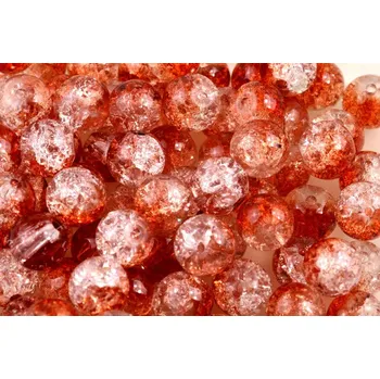 Dětské navlékací korálky Praskané kuličky č.34 - 8mm