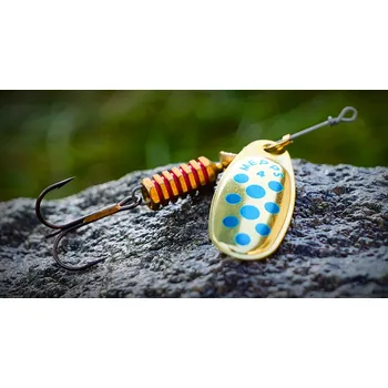 Umělá nástraha Rotační třpytka MEPPS Comet 4 - Color: gold/blue