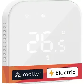 Termostat Meross Matter Smart Wi-Fi Termostat pro Elektrické Podlahové Topení, MTS215MA (EU verze)