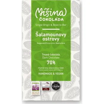Míšina čokoláda hořká 70% - Šalamounovy ostrovy 80g