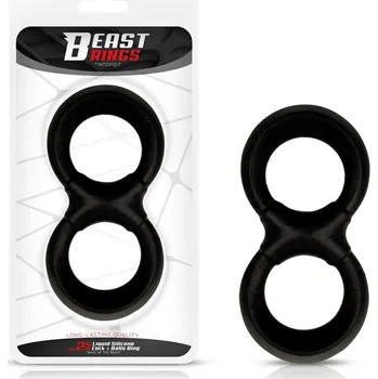 Podpora erekce BEAST RINGS – kroužek na penis a varlata