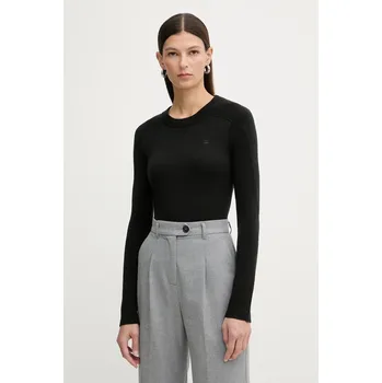 Dámský svetr Vlněný svetr G-Star Core D27712.B692 černá 99X, vel. L