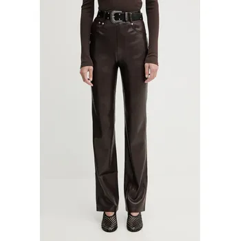 Dámské kalhoty Kalhoty Nanushka NW25FWPA29878 hnědá 89X, vel. S