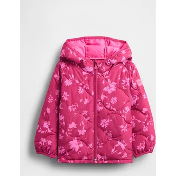 Dívčí bunda GAP Baby prošívaná nepromokavá bunda ColdControl - Holky GAP růžová | fuchsiová 3465495