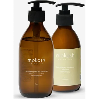 Tělové mléko Výhodný balíček - Rozjasňující tělové mléko a mycí gel Hruška