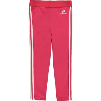 Dívčí legíny adidas Girls 3 Stripes Leggings Pink/White 0-3 Months