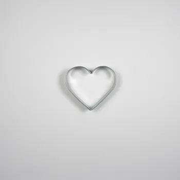 Forma na pečení Nerezové vykrajovátko - srdíčko 4,5cm