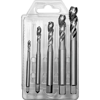 Ruční nářadí NÁSTROJE CZ Sada strojních závitníků CZZ103;CZZ106 M5 - M12 HSS 2N šroubovitá drážka PN8/1371(DIN371);PN8/1376(DIN376) - CZZ103-012