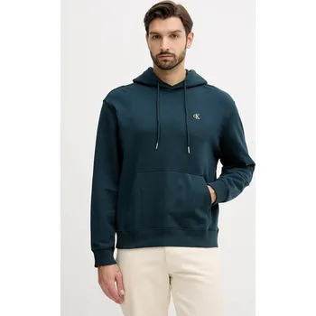 Dámská mikina Bavlněná mikina Calvin Klein Jeans LV04RC297G zelená 78X, vel. L