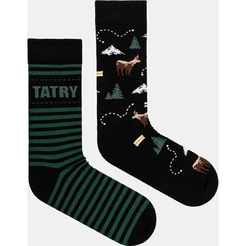 Pánské ponožky Bavlněné ponožky Medicine 2-pack černá barva RW25-LGMA22 99A, vel. 43/46