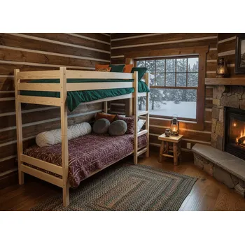 Postel Interier-Stejskal | Patrová Postel Palanda MONSTER masiv borovice 90x200