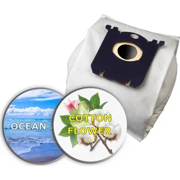 Sáček do vysavače KOMA SB02S - Sada 16 ks aromatických sáčků s vůní oceánu a květu bavlníku do vysavačů AEG, Electrolux, Philips