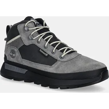 Pánské tenisky Kožené trapery Timberland Field Trekker Mid pánské, šedá barva, TB0A6DPSA4Q1 90X, EUR 46