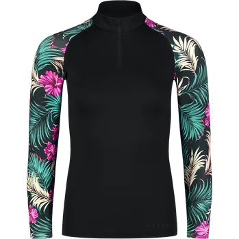 Černé dámské triko s UV ochranou STARFISH - 36