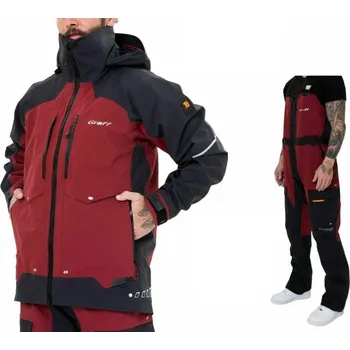 Rybářské oblečení GRAFF Nepromokavá sada 631-B-4/731-B-4 Edice 3.0 Red VELIKOST: M/182-188cm