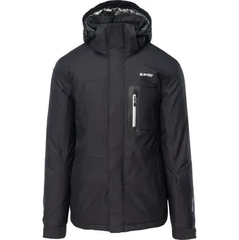 Pánská lyžařská bunda Hi-Tec BICCO II S Černá, Bílá