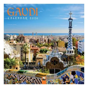 Cizí jazyk Gaudí Wall Calendar 2026 (Art Calendar) (Kalendář)