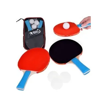 Stolní tenis Dřevěné PALETKY na stolní tenis + 3 míčky Stolní tenis SP0768 univerzální