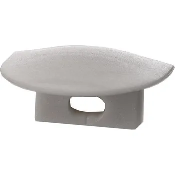 LED páska LIGHT IMPRESSIONS Koncovka F-ET-01-05 sada - 2ks šedá - LIGHT IMPRESSIONS IMPR 978681