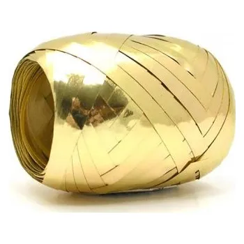 Stuha Stuha vázací na dárky 20 m zlatá