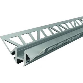 LED páska LIGHT IMPRESSIONS Profil EV-01-08 mezi dlaždice vnitřní roh pro 8-9,3mm LED pásek elox.hliník 2,5m - LIGHT IMPRESSIONS IMPR 975341