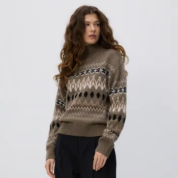 Dámské oblečení Reserved - Vlněný svetr - vícebarevná - 659IG-MLC - 659IG-MLC-M