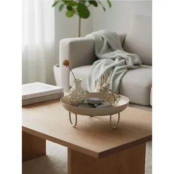 Stolování Sinsay - Dekorační tác na nožkách - béžová - 671GL-02X - 671GL-02X-ONE