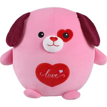 plyšák Plyšový kamarád - Pejsek Láskáček 20 cm růžový