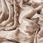 Mikroplyšové prostěradlo 90x200 - kakao