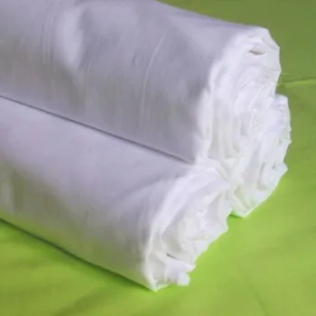 Prostěradlo Prostěradlo bavlna styl PLÁTNO 150x80 - dětská postýlka - bílé