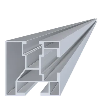 Stavební profil KVN ALUMINIUM Profil pre solárne panely, 40 x 40 mm, bez povrchovej úpravy,L-6000mm