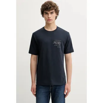 Pánské tričko Bavlněné tričko Marc O'Polo 526201251138 námořnická modř 59X, vel. L