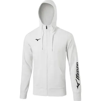 Běžecké oblečení MIZUNO Mizuno Terry FZ W/Grey Melange/3XL