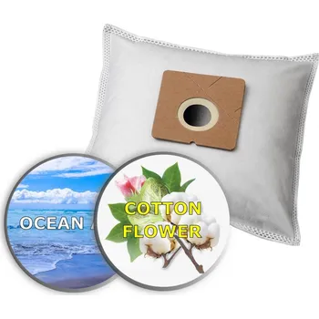 Sáček do vysavače KOMA ET19S - Sada 16 ks aromatických sáčků s vůní oceánu a květu bavlníku do vysavačů ETA, Sencor SVC 45 RD