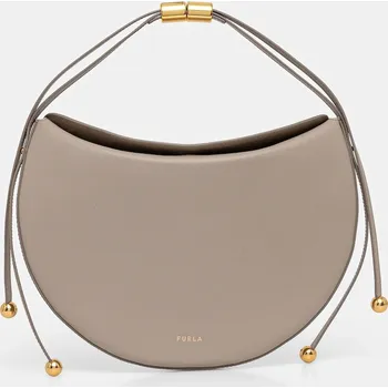 Kabelka Kožená kabelka Furla Moonstone M Shoulder Bag béžová barva, WB01868 BX3104 4488S WB01868.BX3104.4488S 80X, vel. ONE SIZE