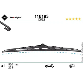 Stěrač SWF Stěrač DAS ORIGINAL SINGLE SWF 116193