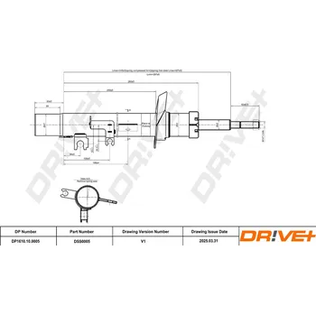 Tlumič pérování DRIVE+ DP1610.10.0005