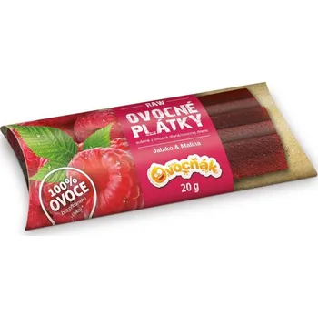 Sušená potravina Ovocné plátky malinové 20g