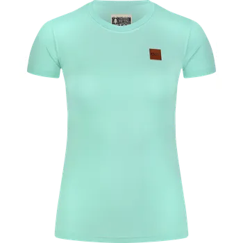 Tyrkysové dámské bavlněné tričko AGNES - 42