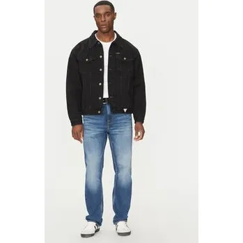 Guess Jeans Jeansová bunda M4BN38 D5EK2 Černá Regular Fit M