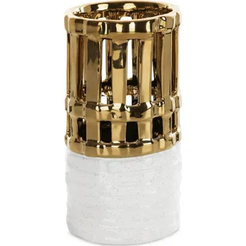 Váza Váza MAELA 02 bílá / zlatá