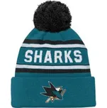 Dětský Kulich NHL Outerstuff San Jose Sharks Jacquard Cuffed , Velikost Kids (52 - 58 cm)