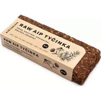 Květomluva BIO Raw AIP tyčinka 55 g šípek/rakytník/echinacea/měsíček