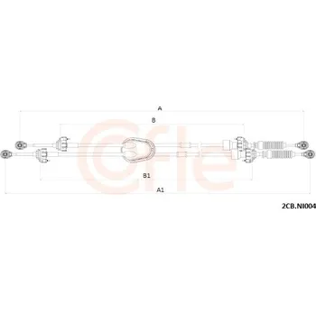 Tažné lanko, ruční převodovka, 92.2CB.NI004